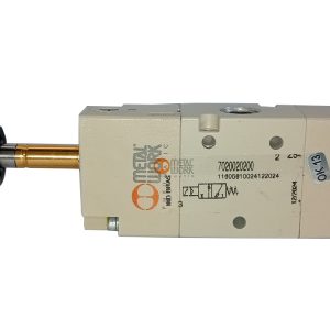 Electrovalvulas Metal Work 3/2 Vias Rosca G1/4 Presion Maxima 10 Bar, Flujo 1,100 L/Min, Temp. Maxima -10 A60&deg;C Serie 70 Modelo 7020020200