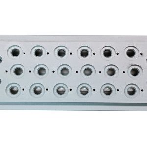 Manifuld De 06 Estaciones Metal Work Serie 70 Rosca 1/4 Modelo Cvm-14-06 0224000601