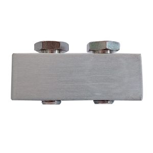 Liston Distribuidor Metal Work Para Valvulas De 1/8 Serie 70 2 Estaciones Modelo 0221000200