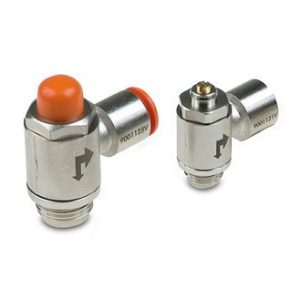 Regulador De Caudal Metal Work Sin Perilla Unidireccional Rosca M5 Para Manguera 4Mm Serie Mrfo Codigo 9001001C