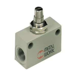Regulador De Caudal Giratorio Marca Metal Work Serie Mrfo Fc Rosca 3/8" Npt Hembra Modelo 9001022C