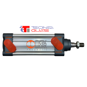 Cilindro Doble Efecto Metal Work Iso 15552, Serie 3, 32X25Mm Embolo Magnetico, Amortiguacion Regulable, Sellos Nbr Hasta 80&deg;C Modelo 1213320025Cn